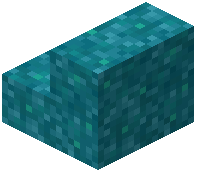Cyan Glowmoss Stairs