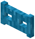 Cyan Bark Fence Gate