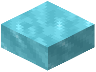 Cyan Packed Ice Slab