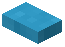 Cyan Stripped Bark Button
