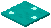 Cyan Mushroom Pressure Plate (Dome)