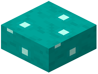 Cyan Mushroom Slab (Dome)