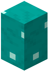 Cyan Mushroom Wall (Dome)