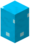 Light Blue Mushroom Wall (Dome)