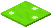 Lime Mushroom Pressure Plate (Dome)