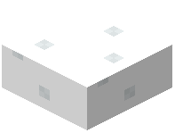 White Mushroom Slab (Dome)