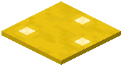 Yellow Mushroom Pressure Plate (Dome)