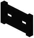 Black Mushroom Fence Gate (Flat)