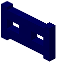Blue Mushroom Fence Gate (Flat)