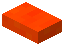 Orange Mushroom Button (Flat)