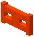 Orange Mushroom Fence Gate (Flat)