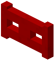 Red Mushroom Fence Gate (Flat)