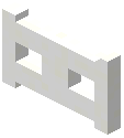 White Mushroom Fence Gate (Flat)