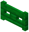 Green Plank Fence Gate