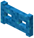 Light Blue Glowmoss Fence Gate