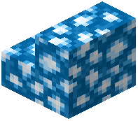 Light Blue Glowstone Stairs