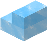 Light Blue Ice Stairs