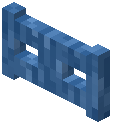 Light Blue Bark Fence Gate