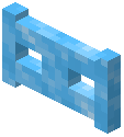 Light Blue Packed Ice Fence Gate