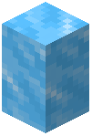 Light Blue Packed Ice Wall