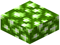 Lime Glowstone Slab