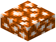 Orange Glowstone Slab
