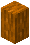 Orange Bark Wall