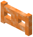 Orange Packed Ice Fence Gate