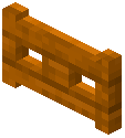 Orange Plank Fence Gate