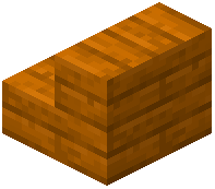 Orange Plank Stairs