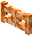 Orange Shroomlight Fence Gate