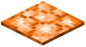 Orange Shroomlight Pressure Plate