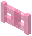 Pink Ice Fence Gate