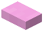 Pink Stripped Bark Button