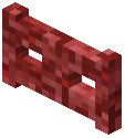 Red Glowmoss Fence Gate