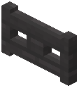 Washed Black Plank Fence Gate