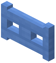 Washed Blue Plank Fence Gate