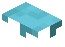 Washed Cyan Leaf Button