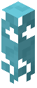 Washed Cyan Leaf Fence