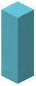Washed Cyan Stripped Bark Fence