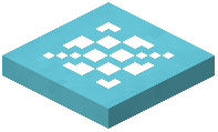 Washed Cyan Stripped Bark Trapdoor