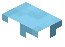 Washed Light Blue Leaf Button