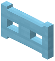 Washed Light Blue Plank Fence Gate