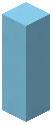 Washed Light Blue Stripped Bark Fence
