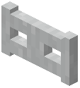 Washed Light Grey Bark Fence Gate