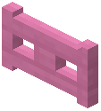 Washed Magenta Plank Fence Gate