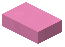 Washed Magenta Stripped Bark Button