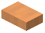 Washed Orange Bark Button