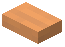 Washed Orange Plank Button