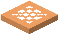 Washed Orange Stripped Bark Trapdoor